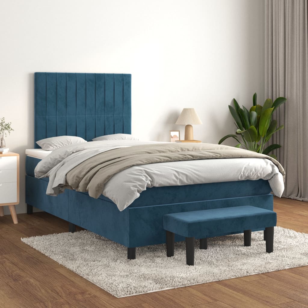 Sommier À Lattes De Lit Avec Matelas Velours