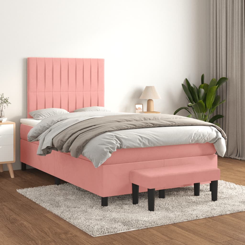 Sommier À Lattes De Lit Avec Matelas Velours