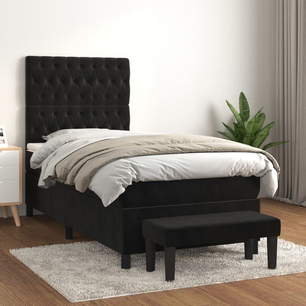 Sommier À Lattes De Lit Avec Matelas Velours