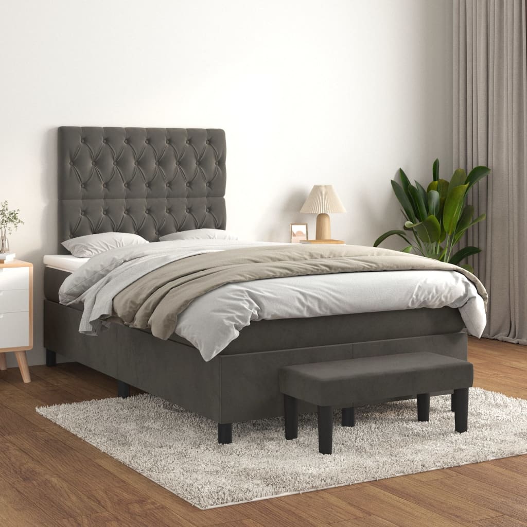 Sommier À Lattes De Lit Avec Matelas Velours