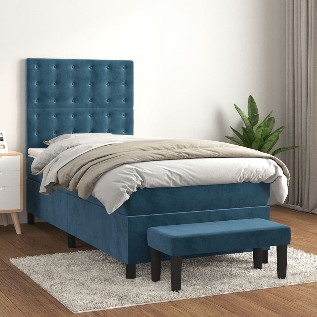 Sommier À Lattes De Lit Avec Matelas Velours