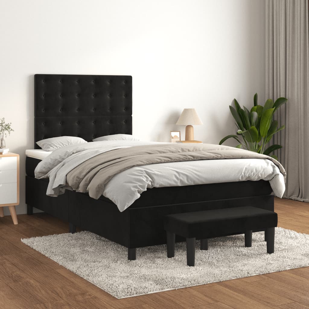 Sommier À Lattes De Lit Avec Matelas Velours