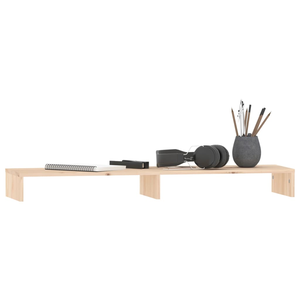 Support Pour Moniteur Bois De Pin Solide