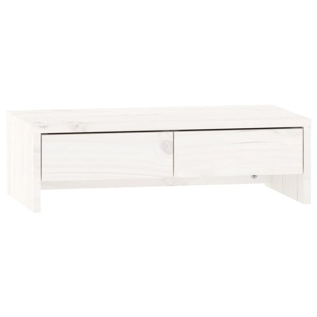 Support De Moniteur Bois De Pin Solide
