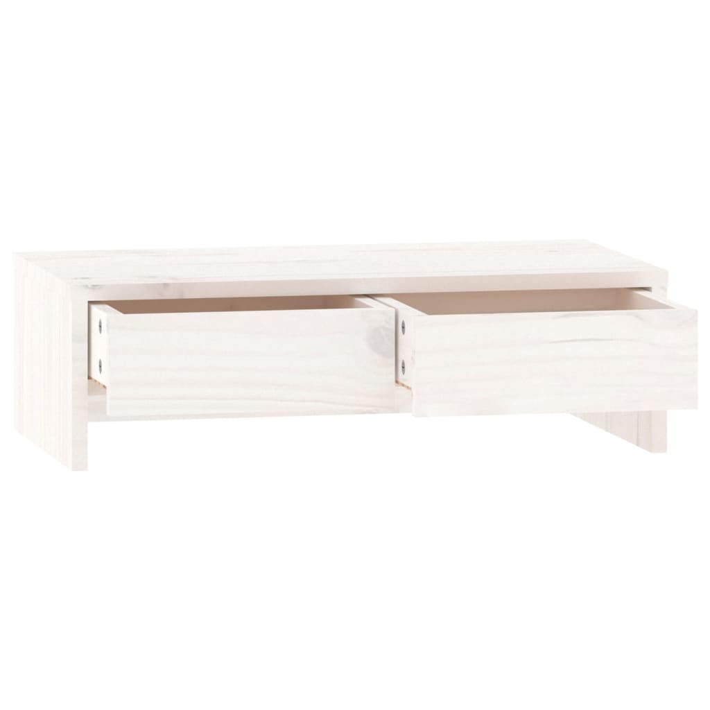 Support De Moniteur Bois De Pin Solide