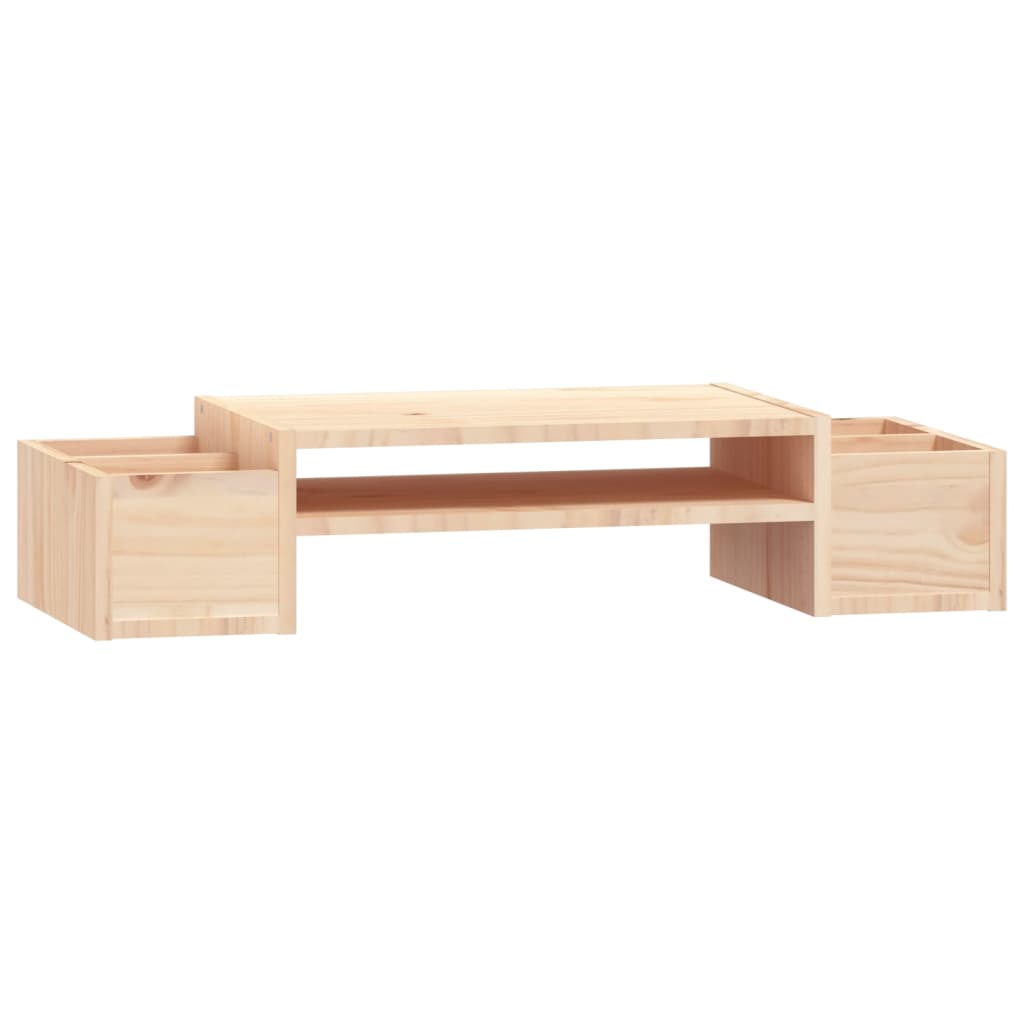 Support Pour Moniteur 70X27,5X15 Cm Bois De Pin Solide