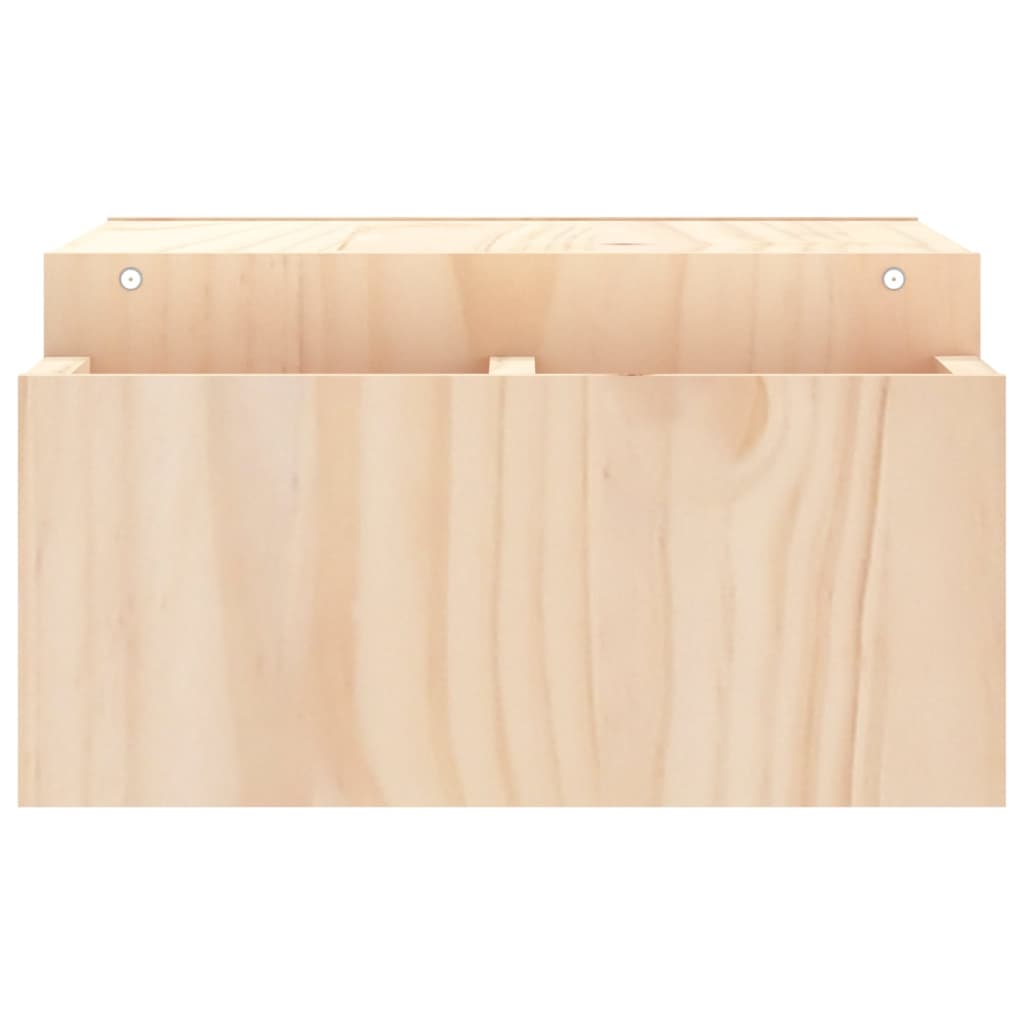 Support Pour Moniteur 70X27,5X15 Cm Bois De Pin Solide