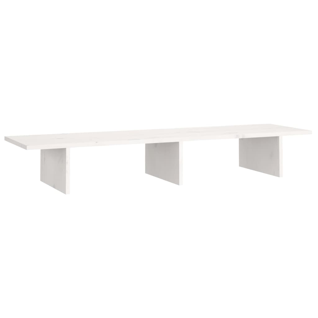 Support De Moniteur Bois De Pin Solide