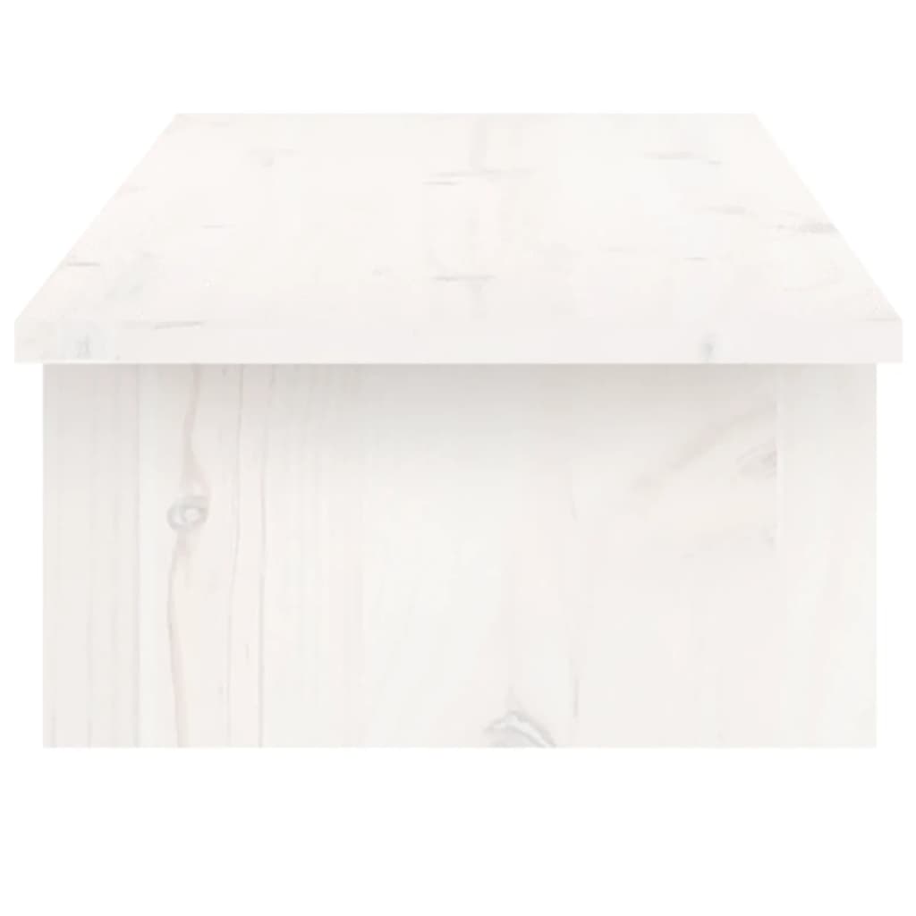 Support De Moniteur Bois De Pin Solide