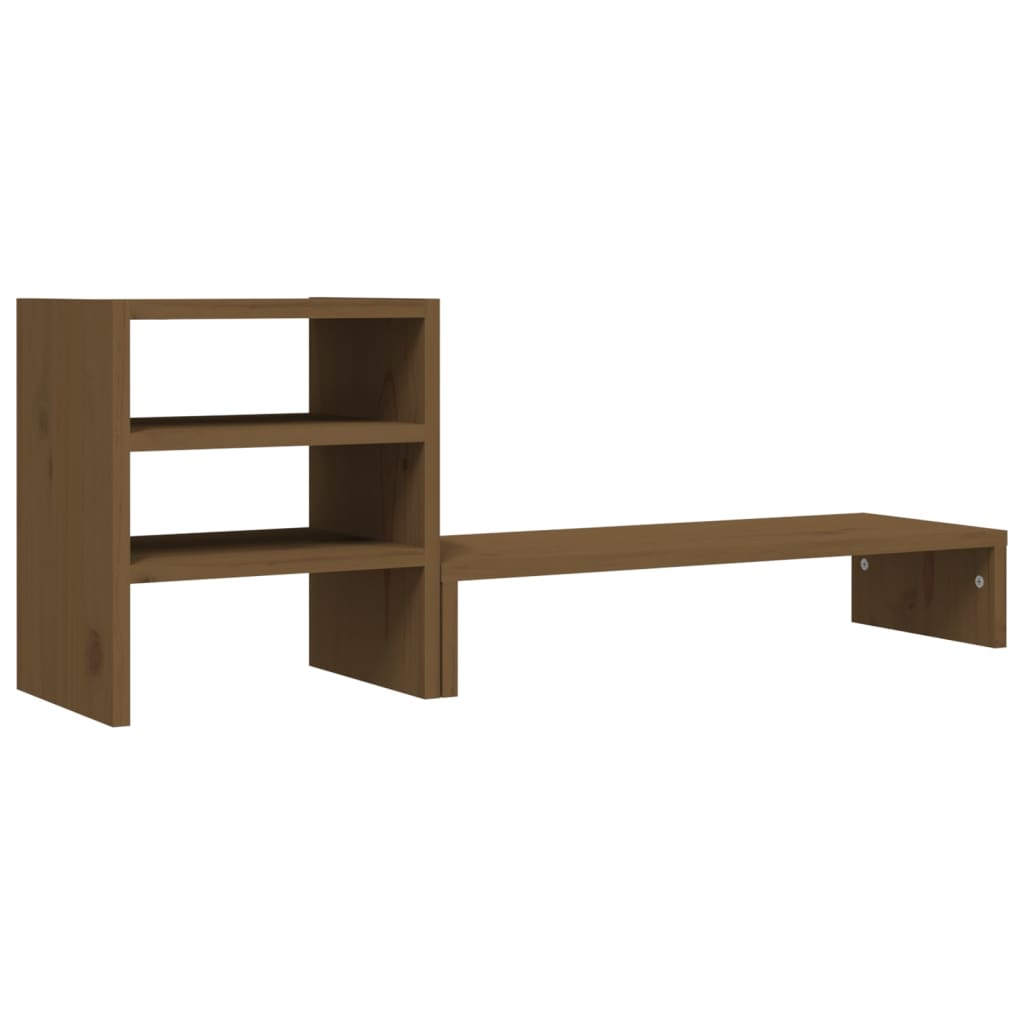 Support De Moniteur 81X20X30 Cm Bois De Pin Solide
