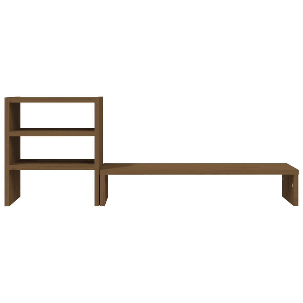 Support De Moniteur 81X20X30 Cm Bois De Pin Solide