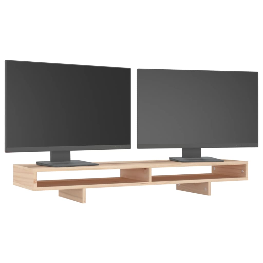 Support Pour Moniteur Bois De Pin Solide