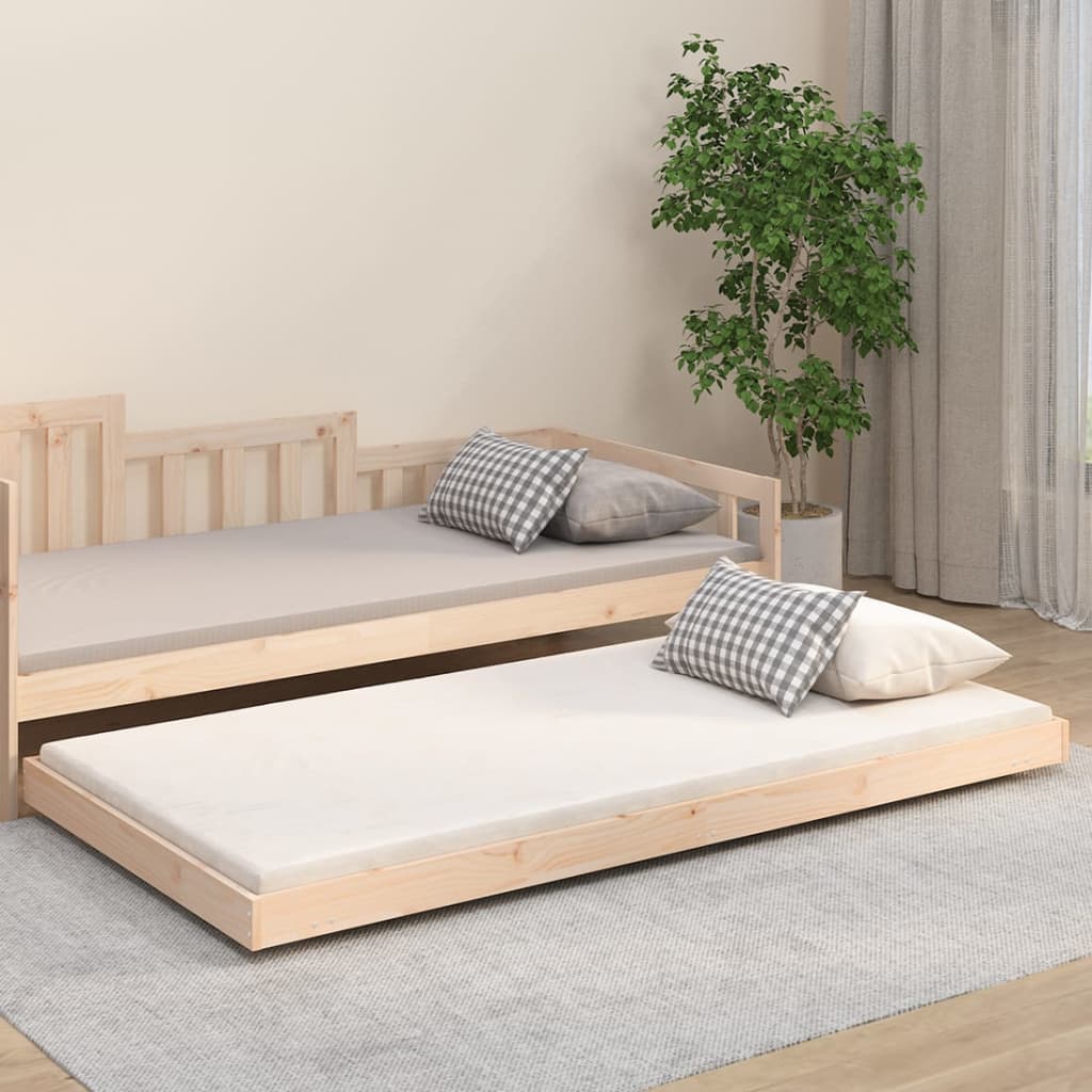 Cadre De Lit Sans Matelas Bois Pin Massif