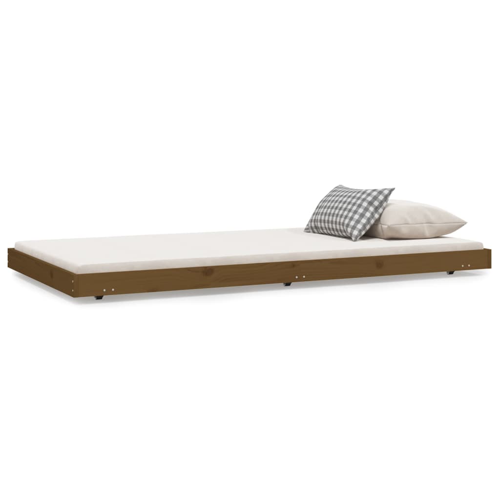 Cadre De Lit Sans Matelas Bois Pin Massif