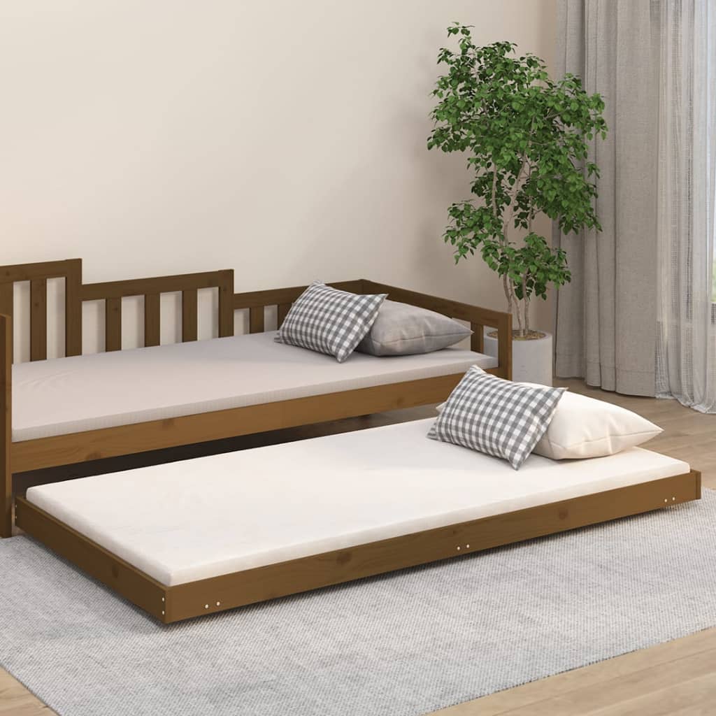 Cadre De Lit Sans Matelas Bois Pin Massif