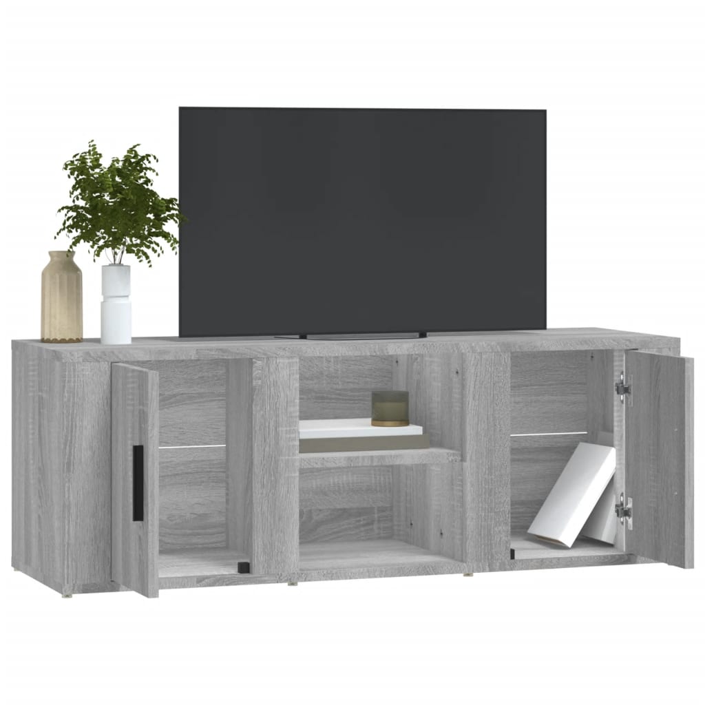 Meuble Tv 100X31,5X35 Cm Bois D'ingénierie