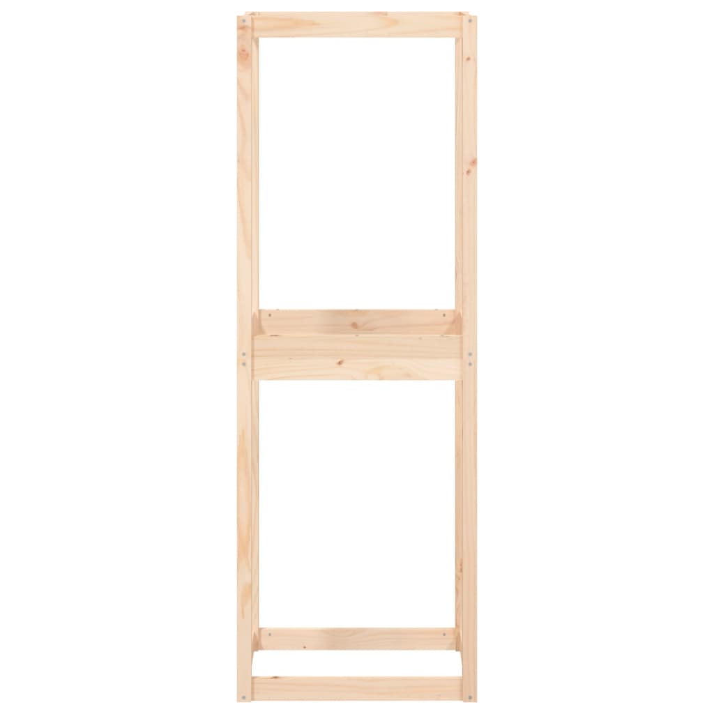 Porte-Pneus Bois De Pin Massif Naturel