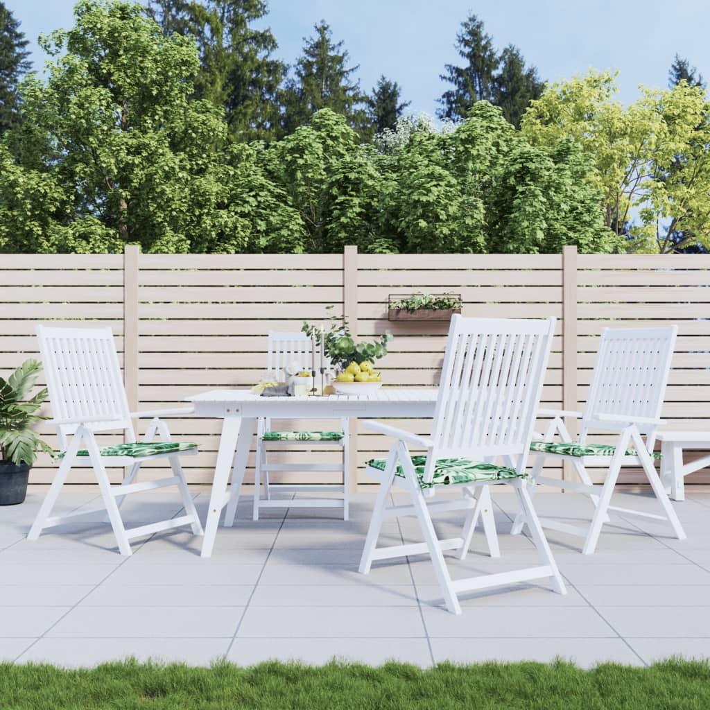 Coussins De Chaise De Jardin Lot De 6 Carreaux Rouges 40X40X3Cm