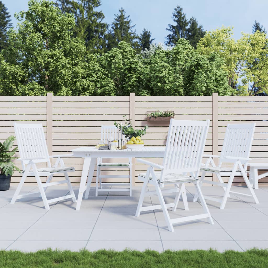 Coussins De Chaise De Jardin Lot De 6 Carreaux Rouges 40X40X3Cm