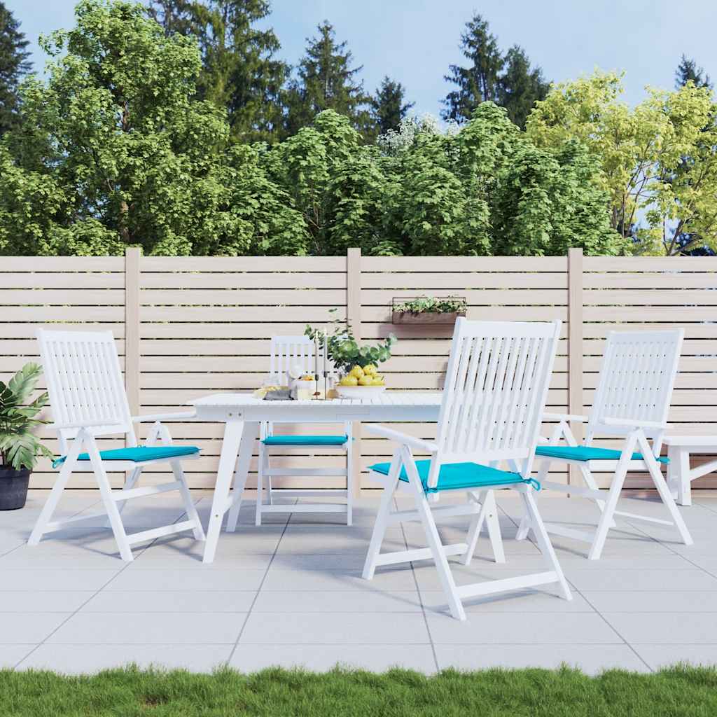 Coussins De Chaise De Jardin Lot De 6 Carreaux Rouges 40X40X3Cm