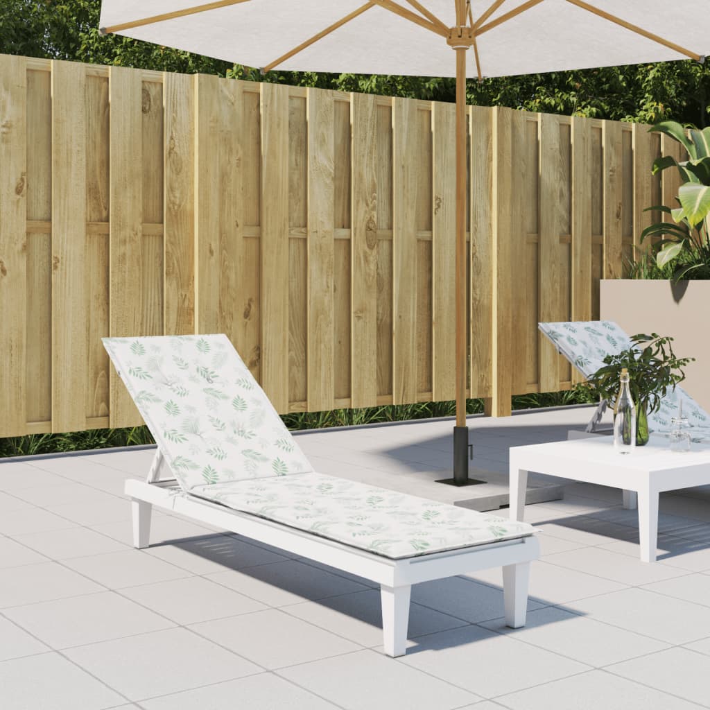 Coussin De Chaise De Terrasse Carreaux Rouge (75+105)X50X4 Cm