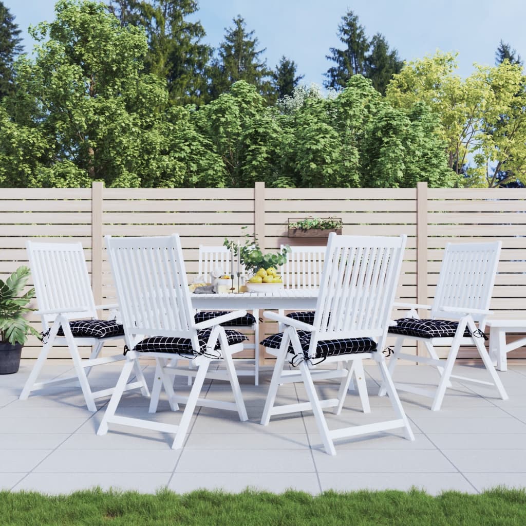 Coussins De Chaise Lot De 6 Tissu Oxford