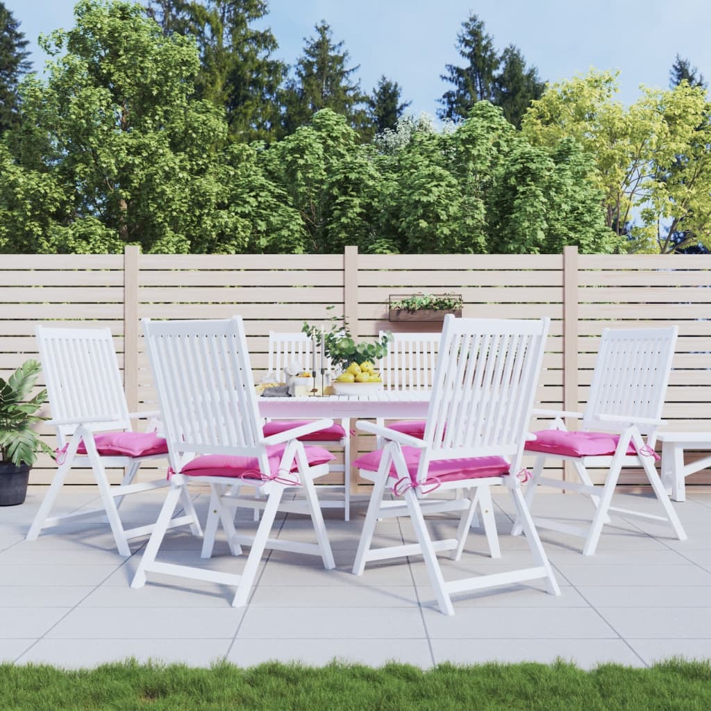 Coussins De Chaise Lot De 6 Tissu Oxford