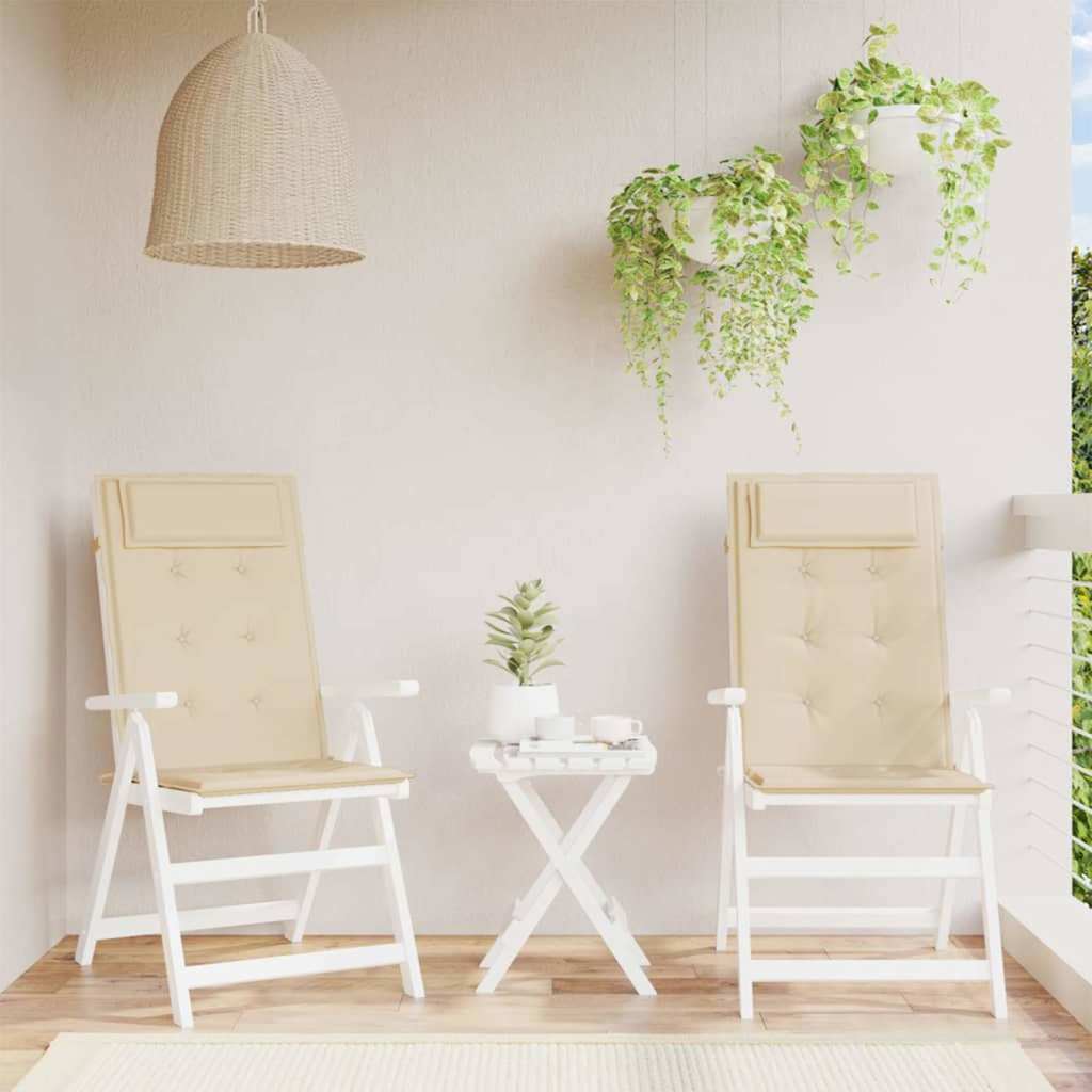 Coussins De Chaise À Dossier Haut Lot De 4