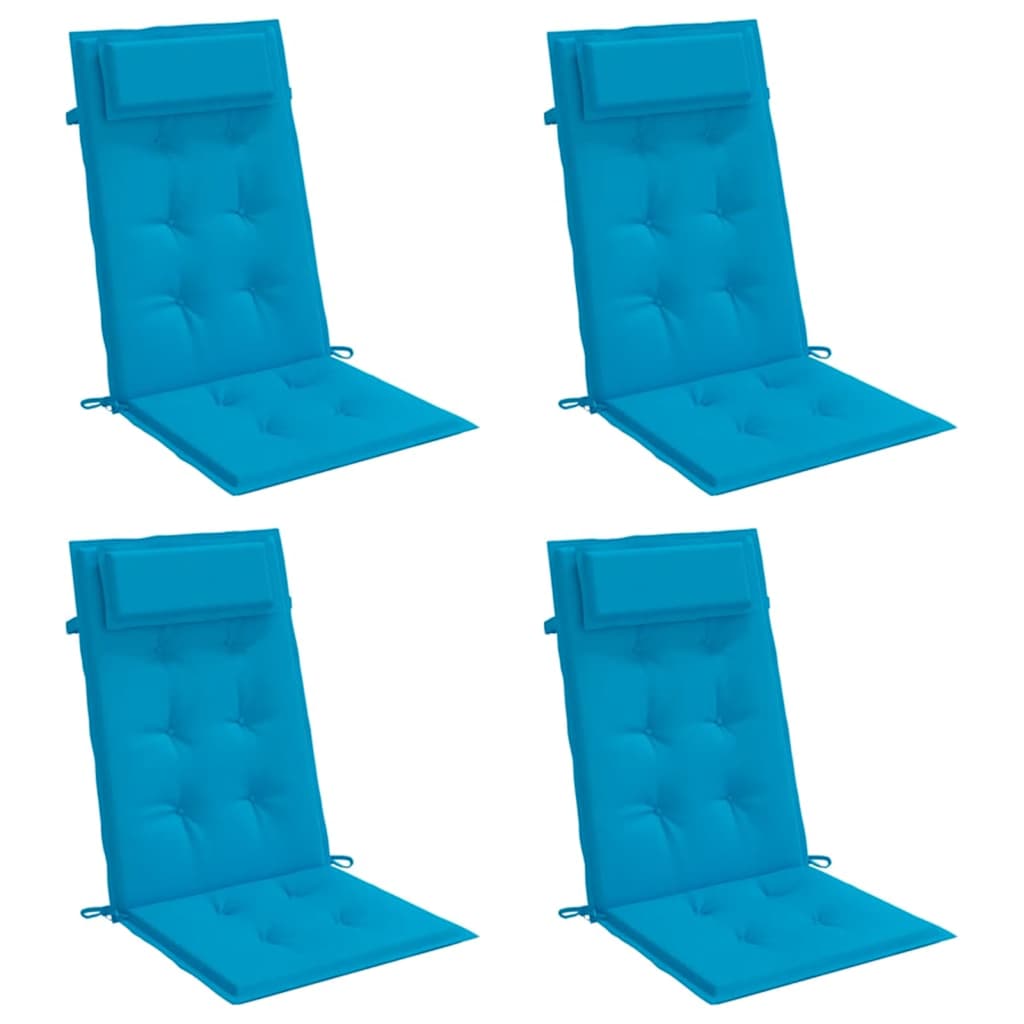 Coussins De Chaise À Dossier Haut Lot De 4