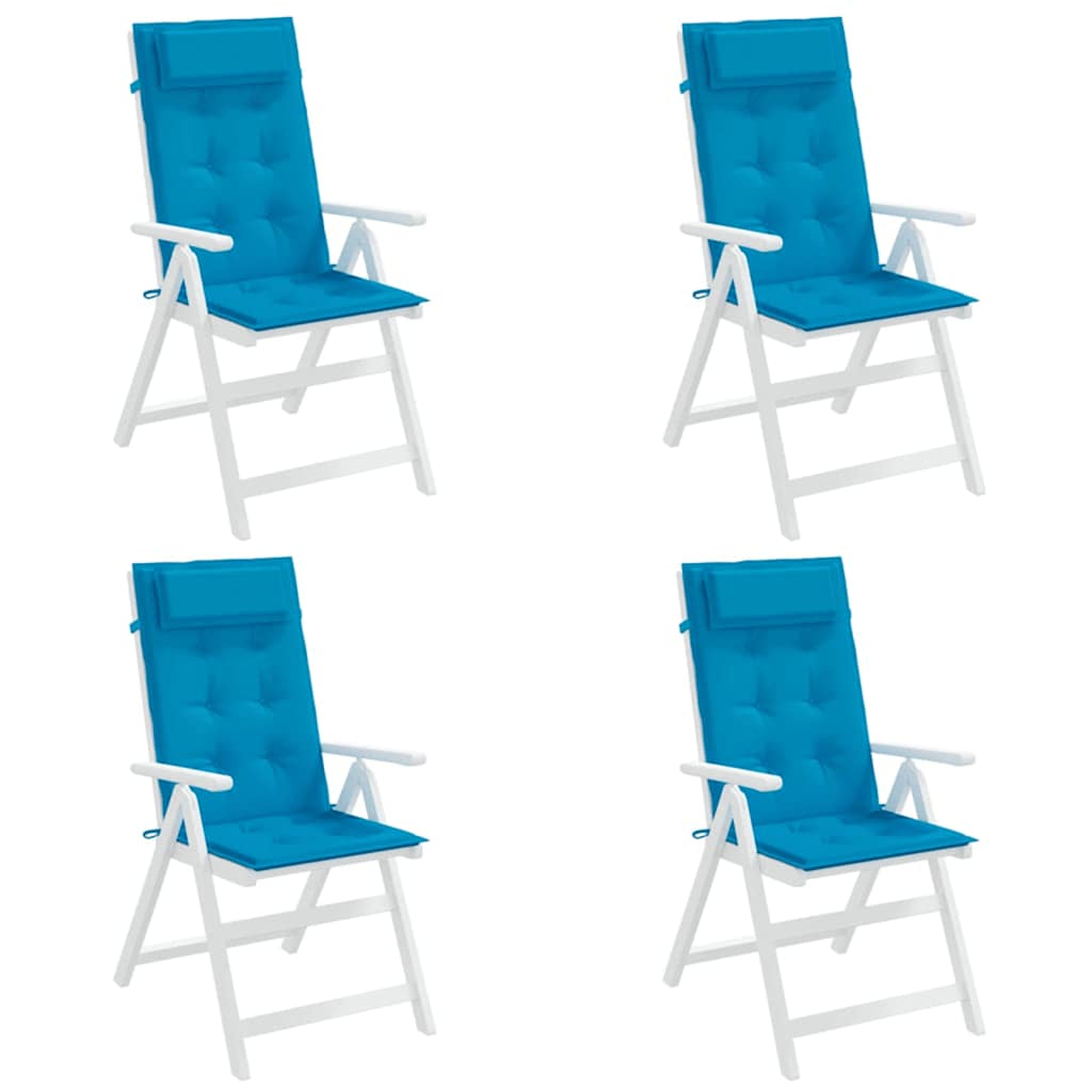 Coussins De Chaise À Dossier Haut Lot De 4