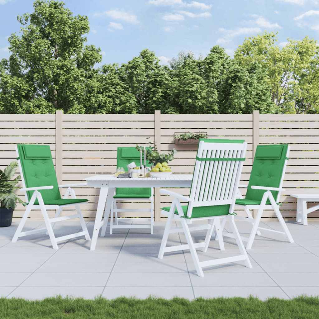 Coussins De Chaise À Dossier Haut Lot De 4