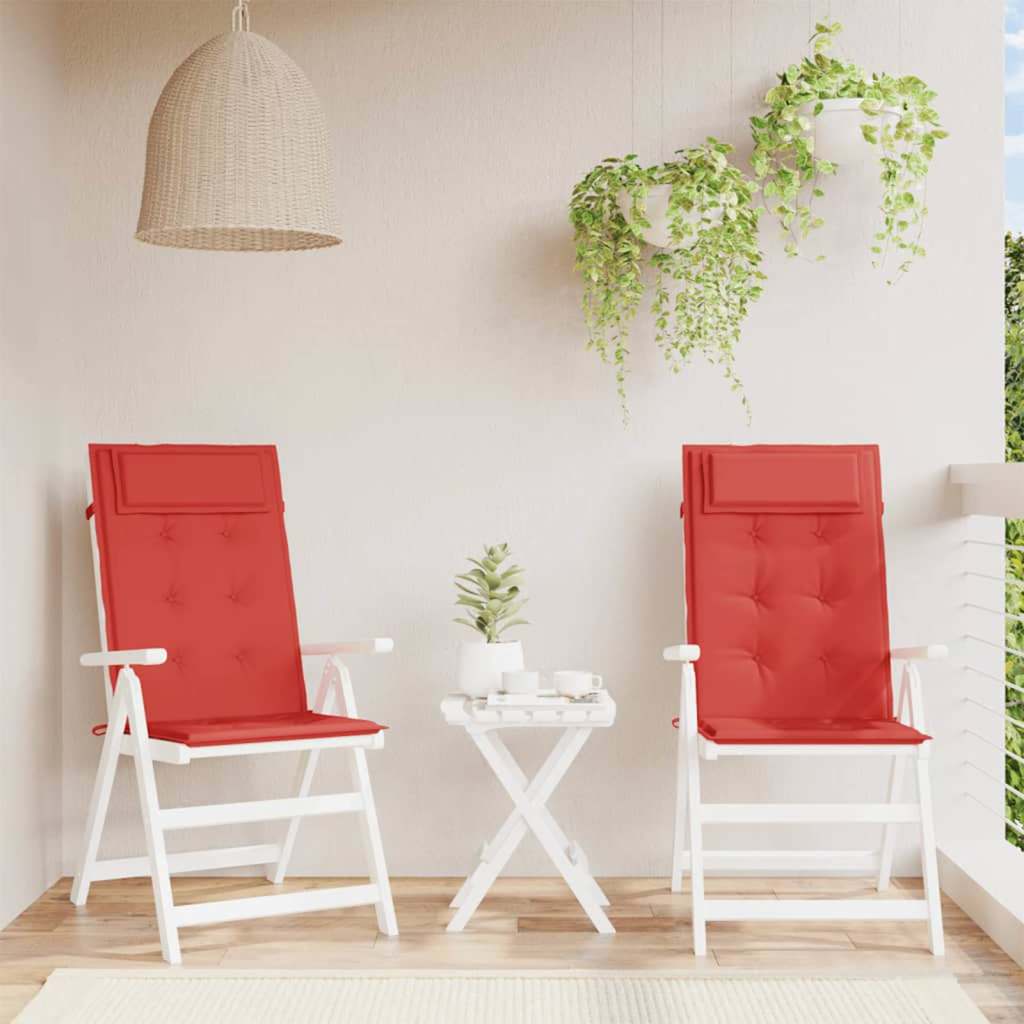 Coussins De Chaise À Dossier Haut Lot De 4