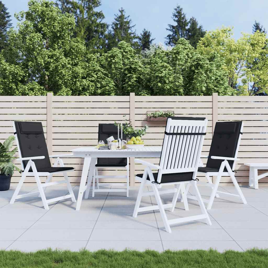 Coussins De Chaise À Dossier Haut Lot De 4
