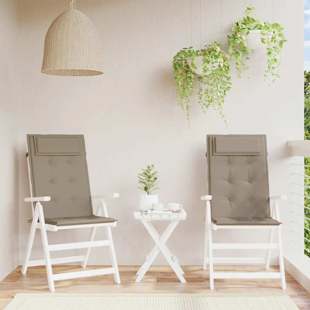 Coussins De Chaise À Dossier Haut Lot De 4