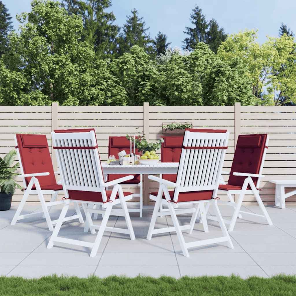 Coussins De Chaise À Dossier Haut Lot De 4