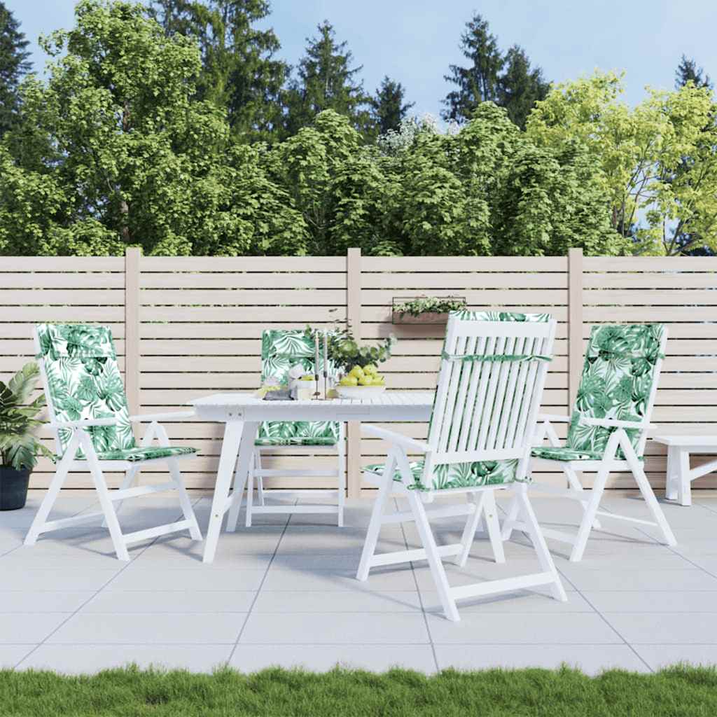 Coussins De Chaise À Dossier Haut Lot De 4