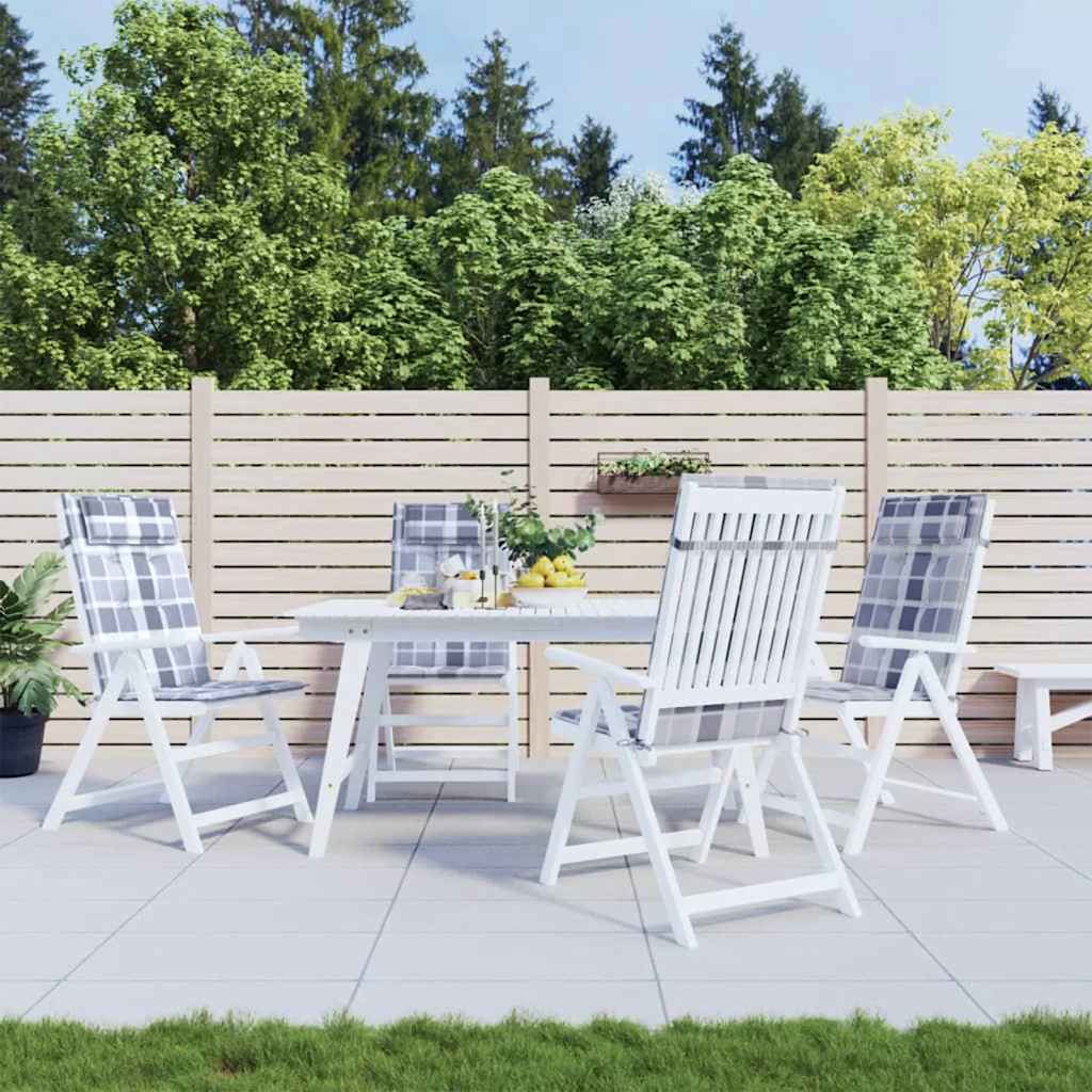 Coussins De Chaise À Dossier Haut Lot De 4