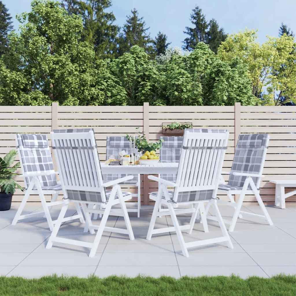 Coussins De Chaise À Dossier Haut Lot De 4