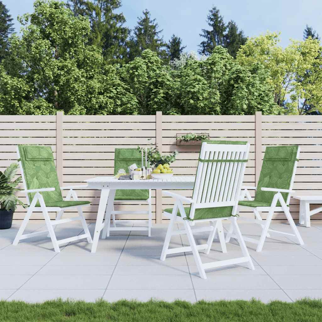 Coussins De Chaise À Dossier Haut Lot De 4