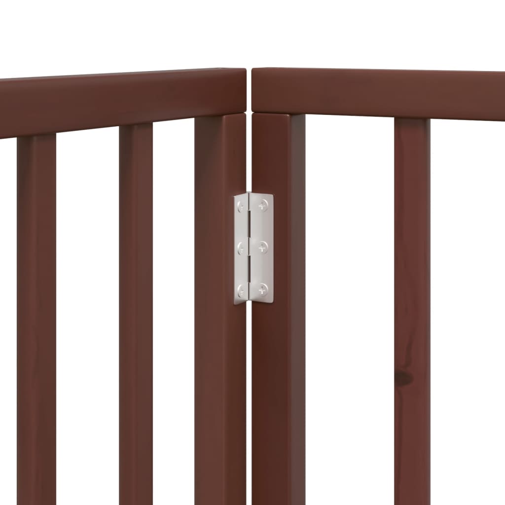 Barrière Pour Chien Pliable 3 Panneaux 150 Cm Bois De Peuplier