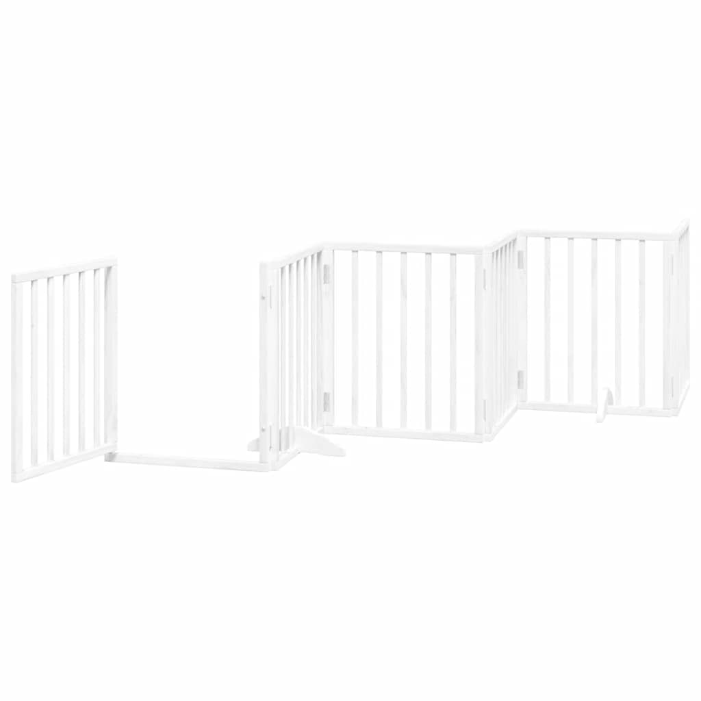 Barrière Pour Chien Porte Pliable 15 Panneaux Bois De Peuplier