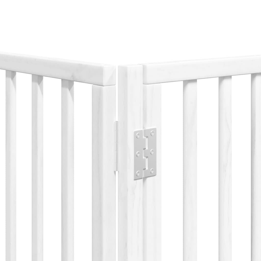 Barrière Pour Chien Porte Pliable 15 Panneaux Bois De Peuplier