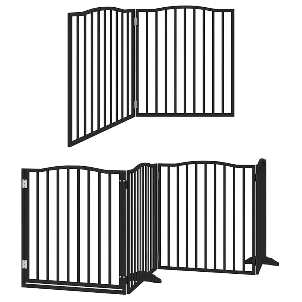 Barrière Pour Chien Porte Pliable 6 Panneaux Bois Peuplier
