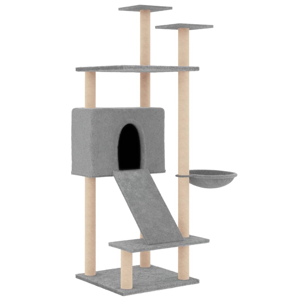 Arbre À Chat Avec Griffoirs En Sisal 153 Cm