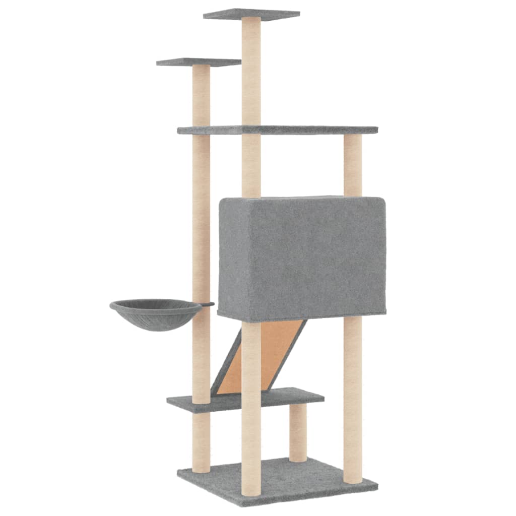 Arbre À Chat Avec Griffoirs En Sisal 153 Cm