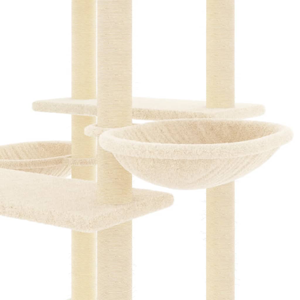 Arbre À Chat Avec Griffoirs En Sisal 133 Cm