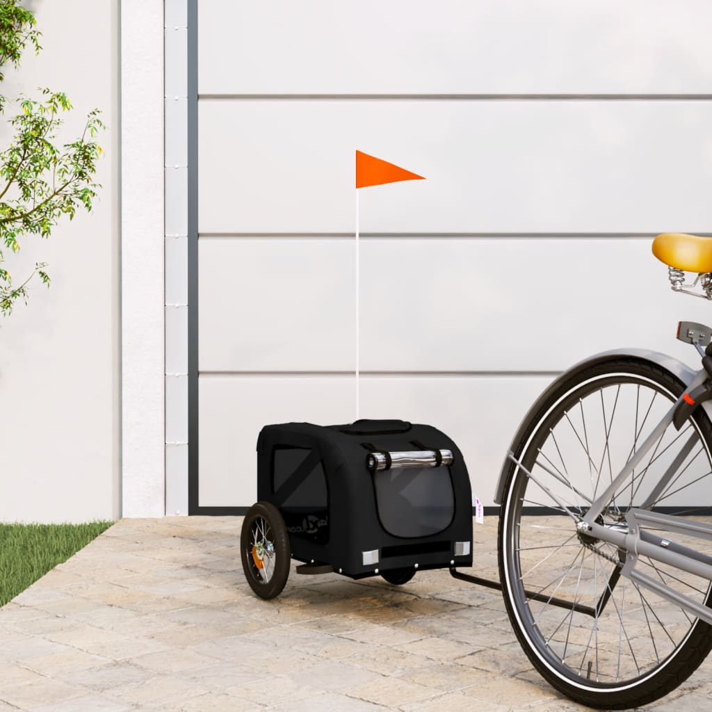 Remorque De Vélo Pour Animaux De Compagnie Et Noir