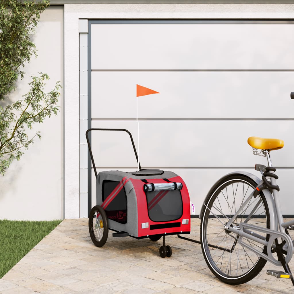 Remorque De Vélo Pour Animaux De Compagnie Et Noir