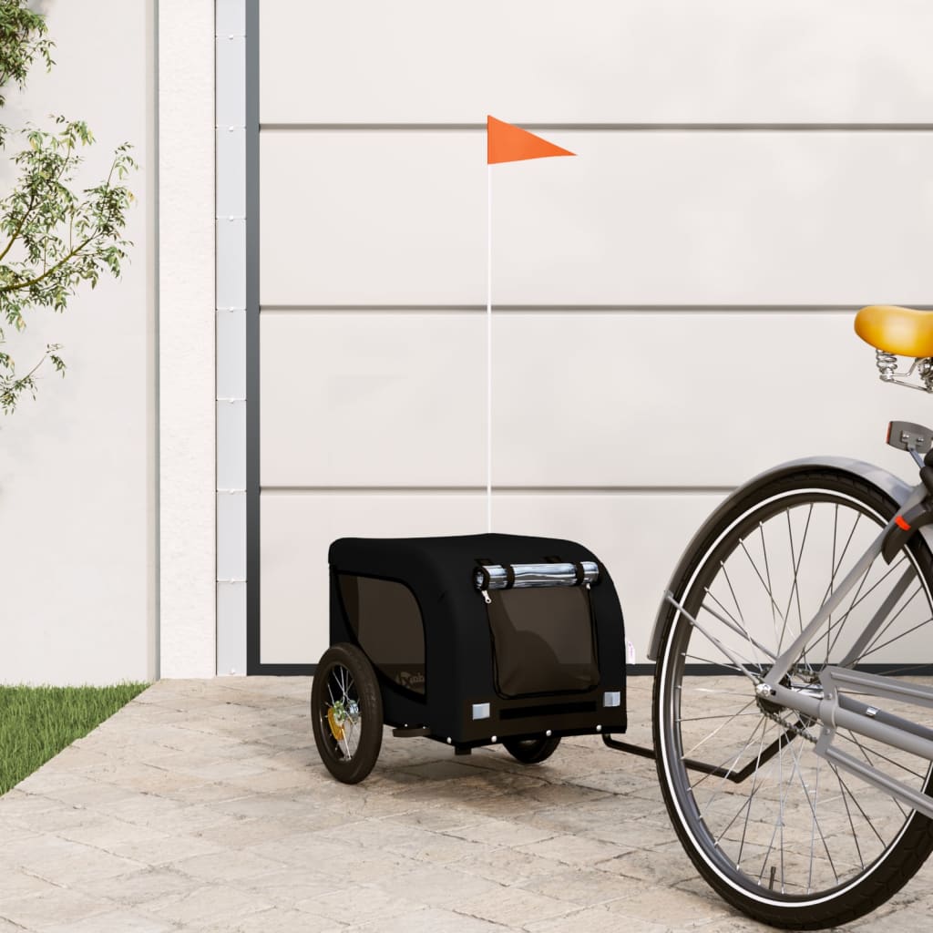 Remorque De Vélo Pour Animaux De Compagnie Et Noir