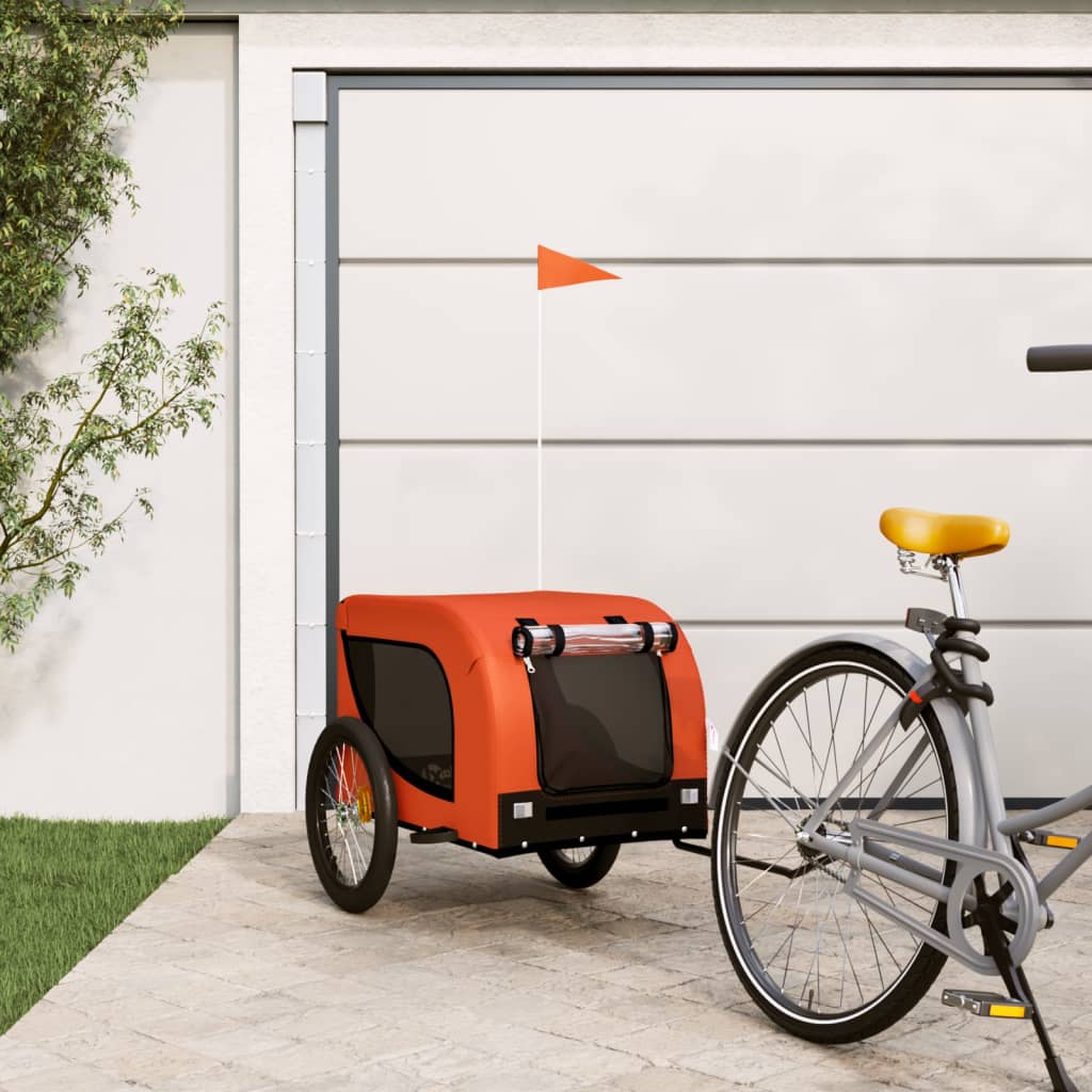 Remorque De Vélo Pour Animaux De Compagnie Et Noir